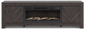 Cayboni 71" TV Stand with Electric Fireplace -  Ashley Furniture TV Stand w/Fire  Fresh Start Furniture