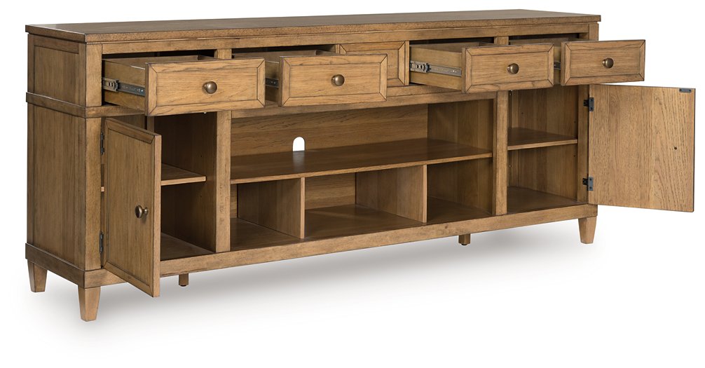 Sharlance 81" TV Stand Ashley Furniture TV Stand  Fresh Start Furniture