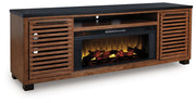 Kallari 84" TV Stand with Electric Fireplace Ashley Furniture TV Stand w/Fire Default Title Fresh Start Furniture