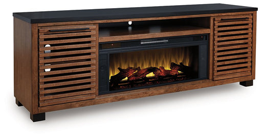 Kallari 84" TV Stand with Electric Fireplace Ashley Furniture TV Stand w/Fire Default Title Fresh Start Furniture