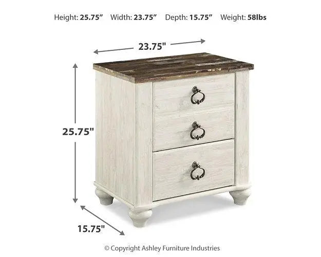 Willowton Bedroom Set -  Ashley Furniture Bedroom Set  Fresh Start Furniture