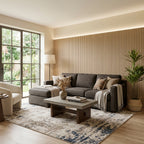 Crate & Barrel Sofa W/reversible Chaise