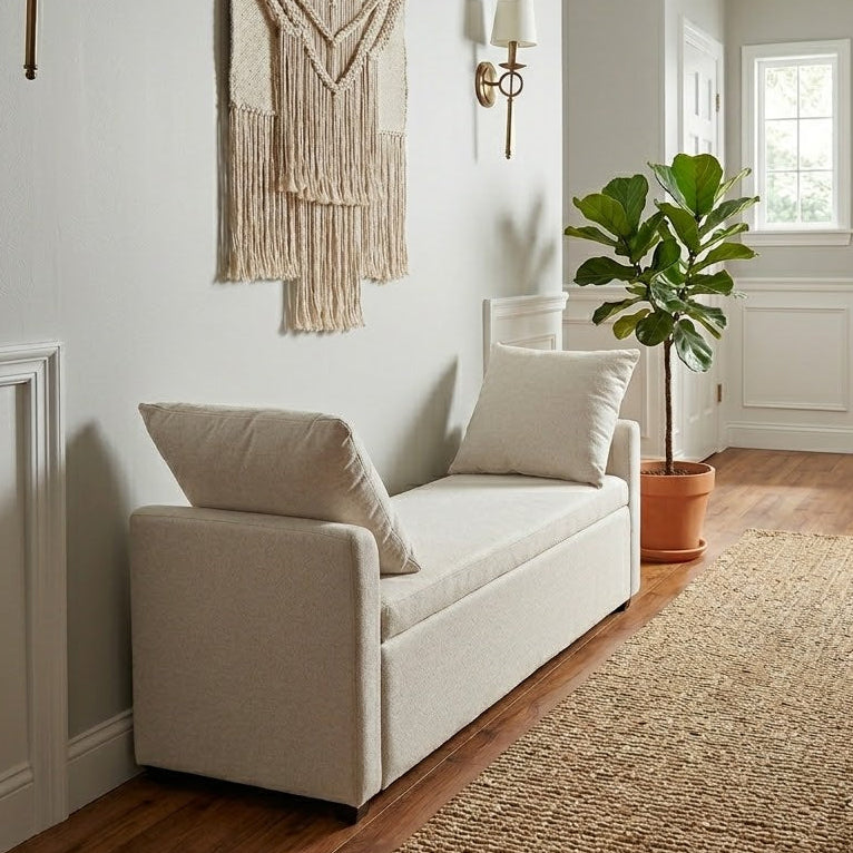 Karat Homes Upholstered Storage Bench