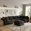 Latitude Run 5 Piece Modular Sectional W/ottoman