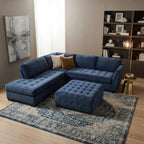 Cindy Crawford 2-piece Sectional With Ottoman