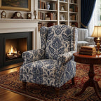 Jayden Creation Gilles Navy Armchair