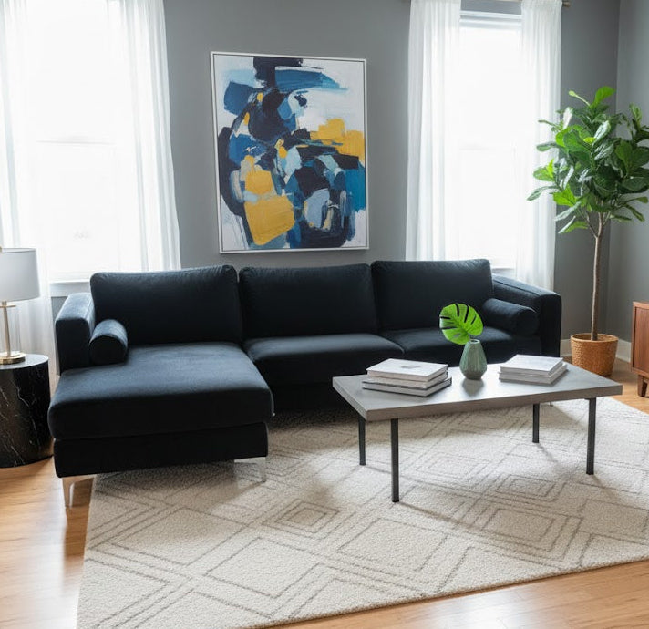 Interior Define Velvet Sectional