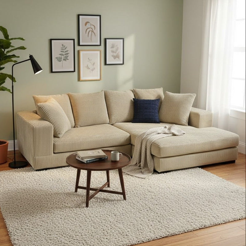 Luxe Microsuede Sectional