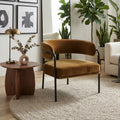 Cb2 Inesse Velvet Dining Chair