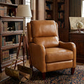 Karat Homes Camel Leather Recliner