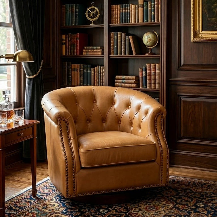 Huala Home Morris Swivel Armchair