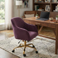 Karat Homes Velvet Swivel Task Chair