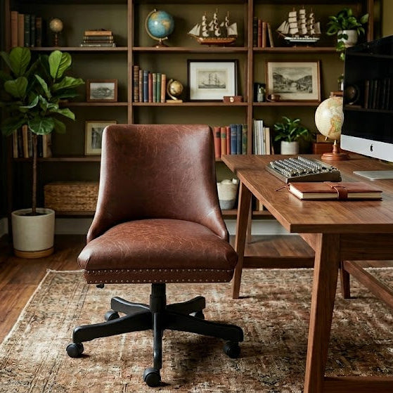 Positano Modern Faux Leather Tilt Chair