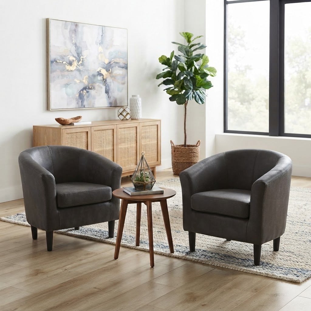 Walmart Pemberley Faux Leather Chair