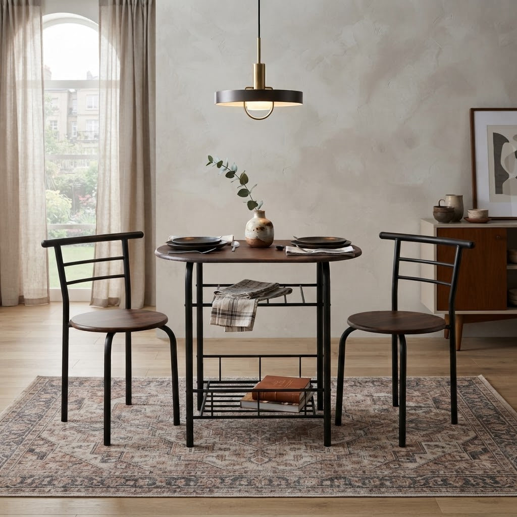 Best Choice Products 3 Piece Wood Table Set