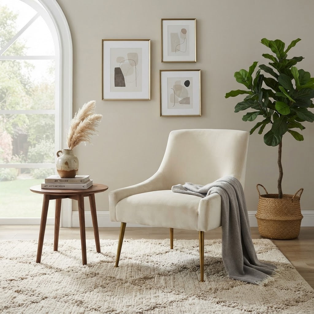 Tov Velvet Accent Chair