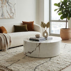 Latitude Run Drum Coffee Table