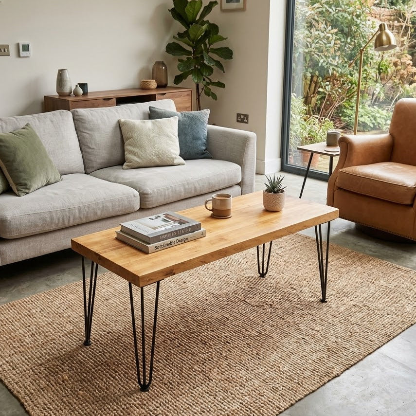 Living Spaces Natural Coffee Table