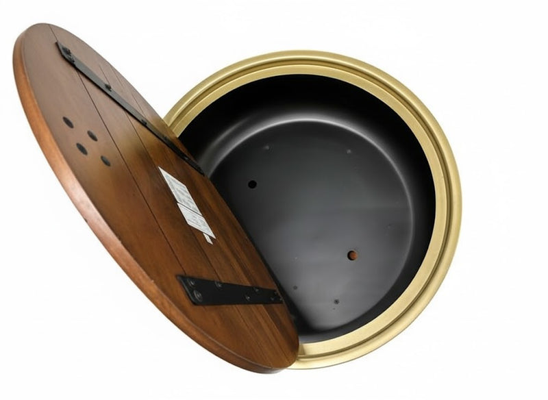 West Elm Drum Storage Coffee Table