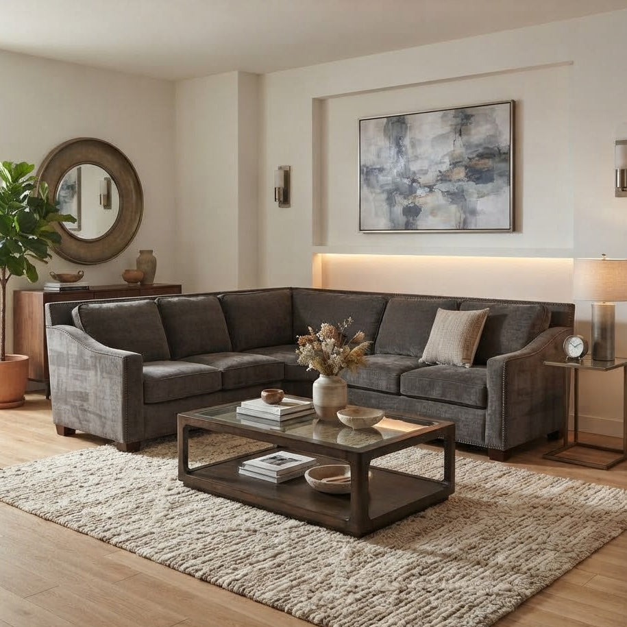 Haining Gelin 3 Piece Corner Sectional
