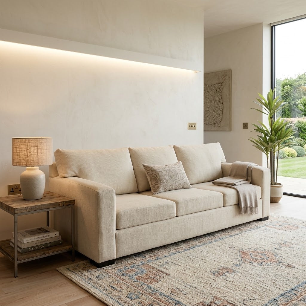 Living Spaces 3 Seater Sofa