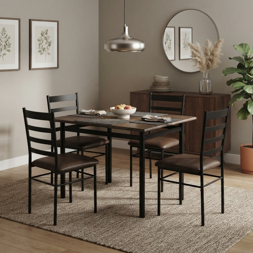Dorel Home Dining Set 4 Seater