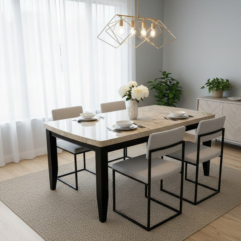 Cristo Marble Top Dining Table