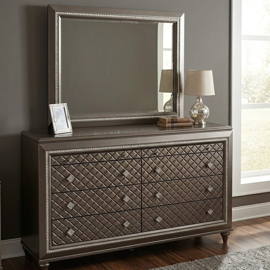 Rooms To Go Diamond Falls Dresser And Mirror