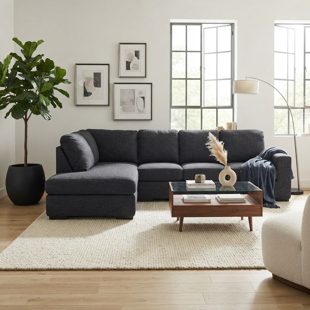Living Spaces Lucy 2 Piece Sectional