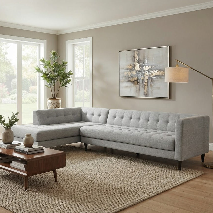 Living Spaces 2 Piece Sectional