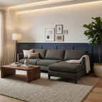 Crate & Barrel Barrett Ii 2-piece Sectional Sofa With Chaise Lounge