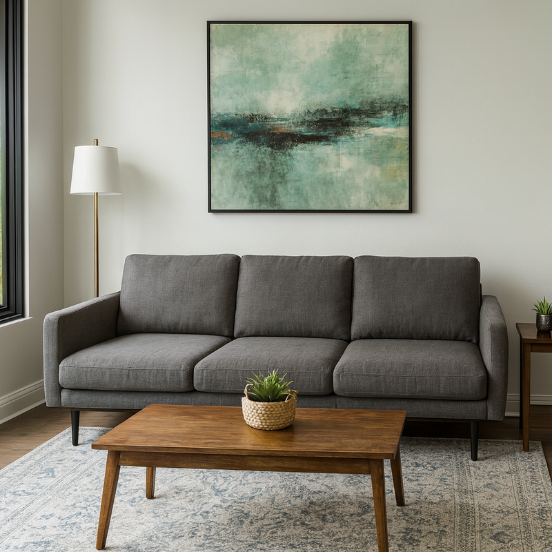 Living Spaces Modern Sofa