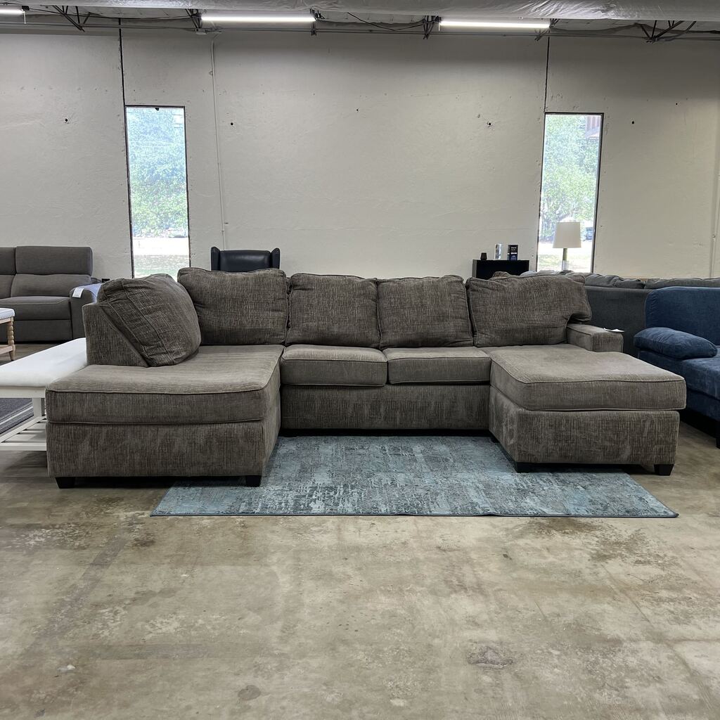 Ashley Furniture Seyler Lane 3 Piece Sectional W/ Double Chaise