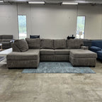 Ashley Furniture Seyler Lane 3 Piece Sectional W/ Double Chaise