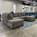 Ashley Furniture Seyler Lane 3 Piece Sectional W/ Double Chaise