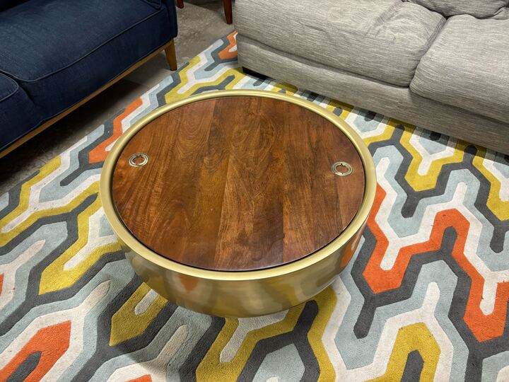 Drum Storage Coffee Table