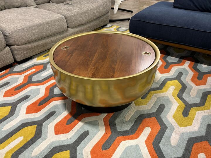 Drum Storage Coffee Table
