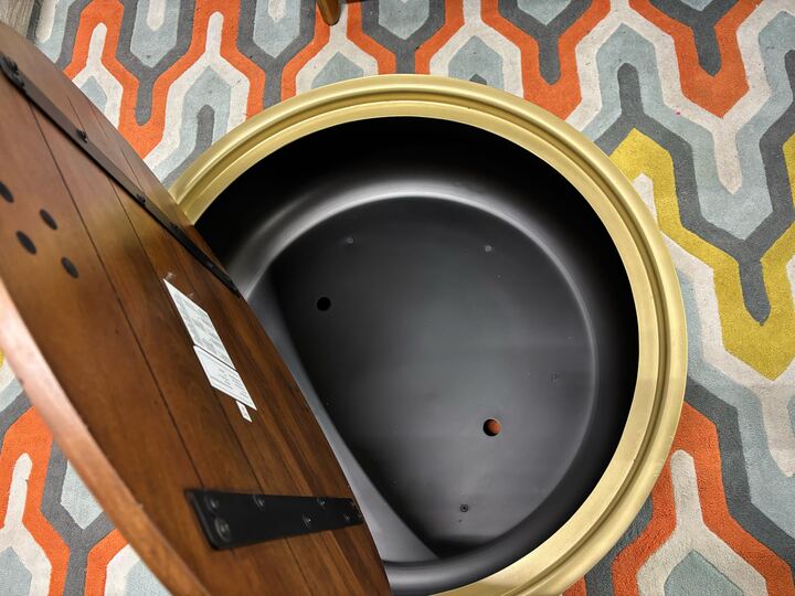 Drum Storage Coffee Table