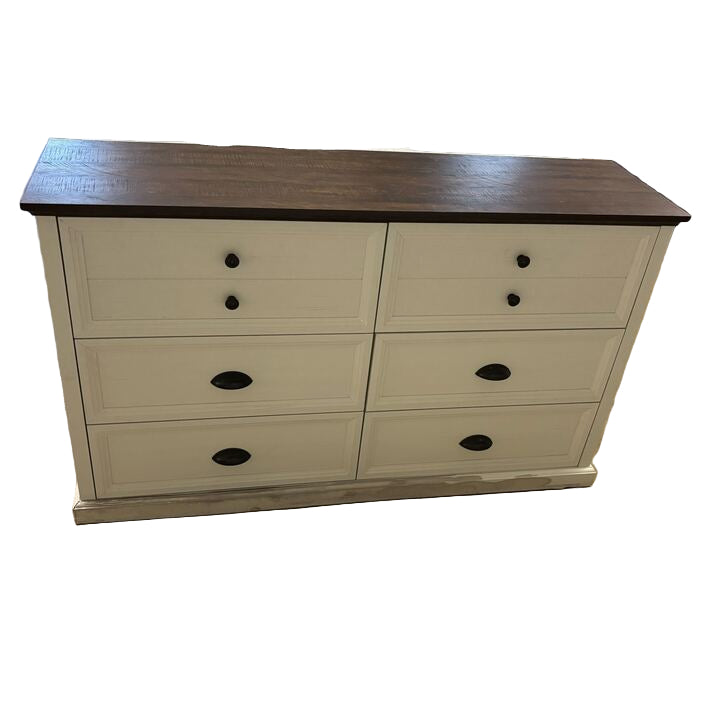 Dorthia Farmhouse 6 Drawer Dresser