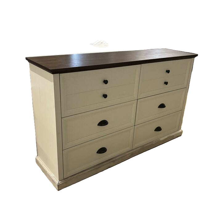 Dorthia Farmhouse 6 Drawer Dresser