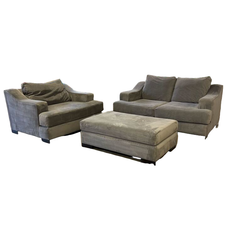 Living Spaces 3-Piece Sofa Set