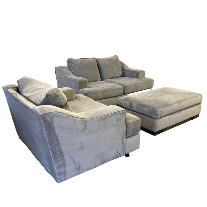 Living Spaces 3-Piece Sofa Set