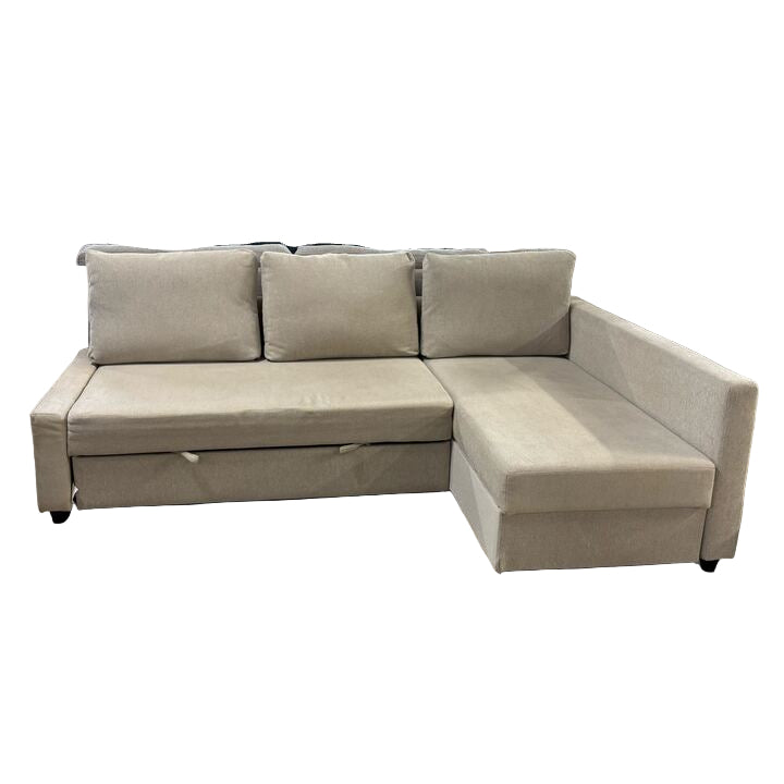 KEA FRIHETEN Sleeper Sectional Couch, 3 Seat w/Storage
