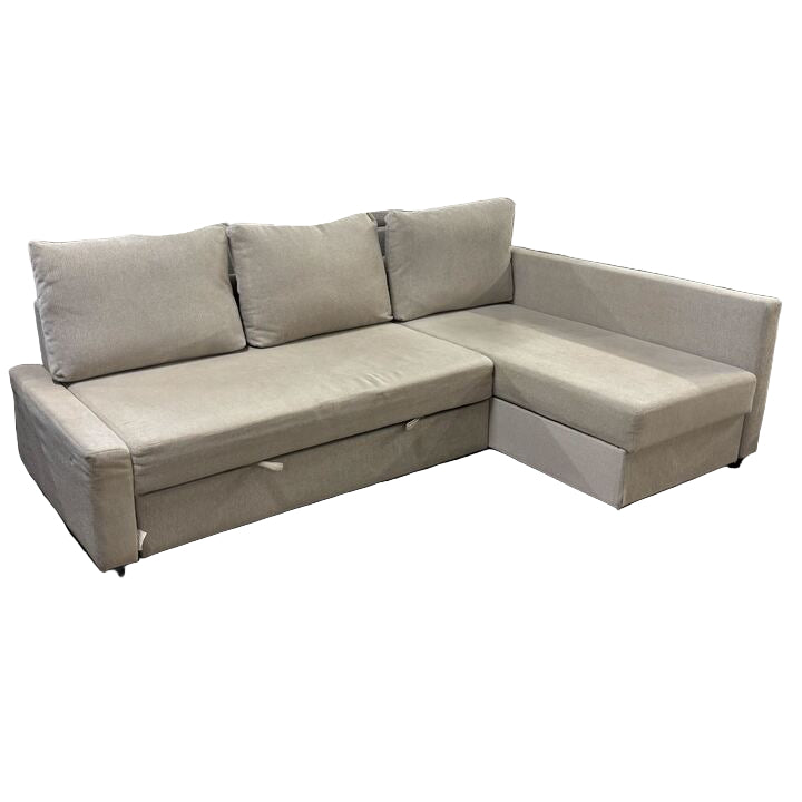 KEA FRIHETEN Sleeper Sectional Couch, 3 Seat w/Storage