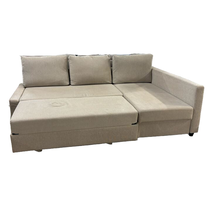 KEA FRIHETEN Sleeper Sectional Couch, 3 Seat w/Storage