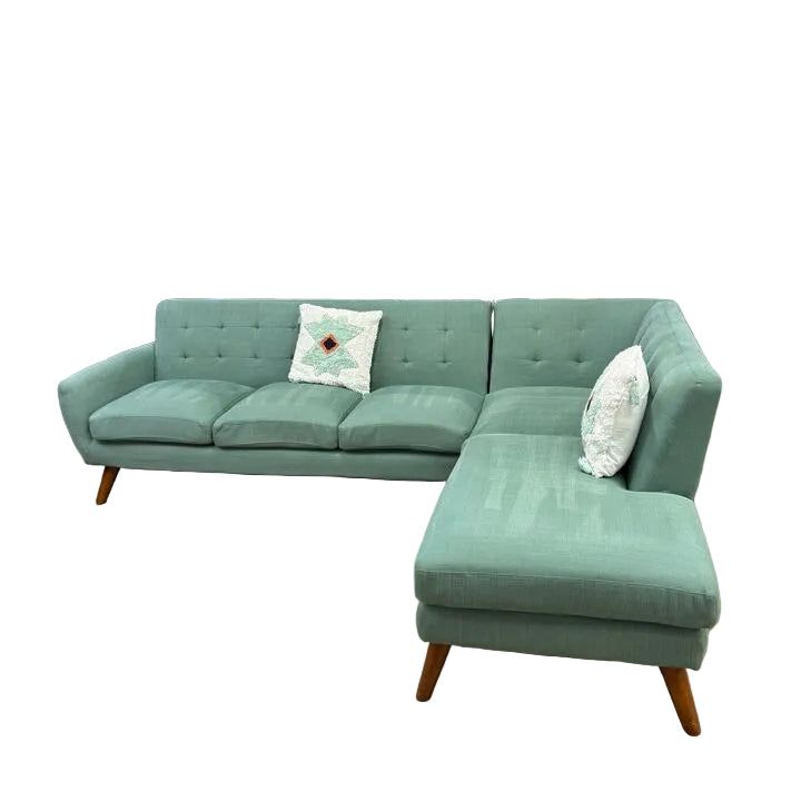 Poundex Furniture 2 Piece Sectional Sofa