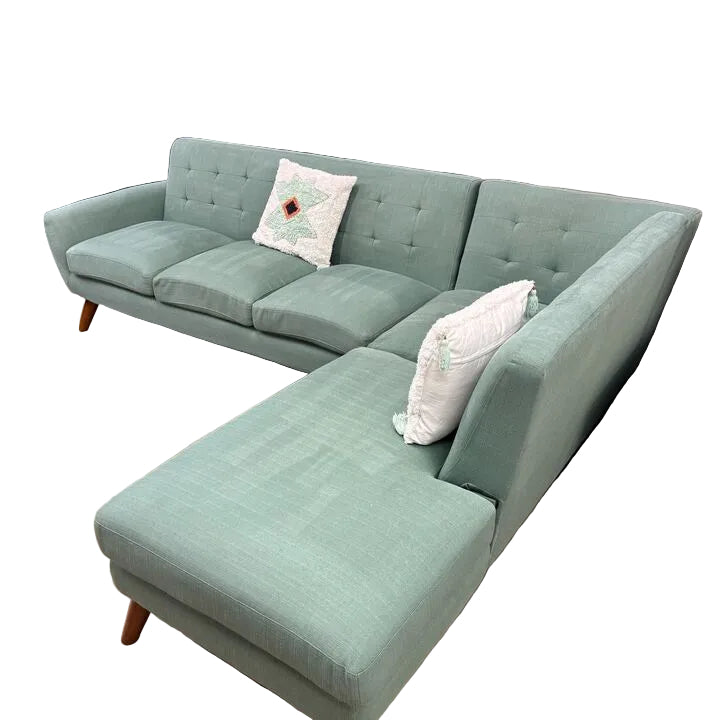 Poundex Furniture 2 Piece Sectional Sofa