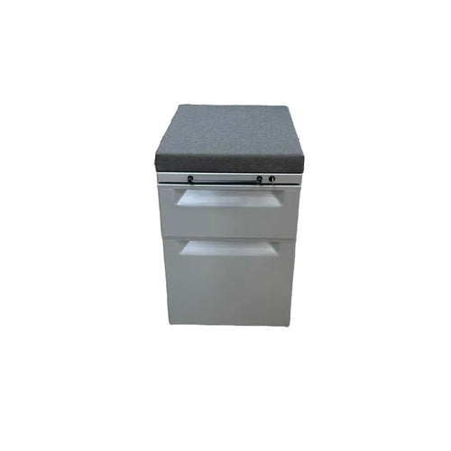 Herman Miller V-Pull Mobile Pedestal File Cabinet