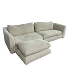 Mario Capasa Feathers Sofa With Ottoman