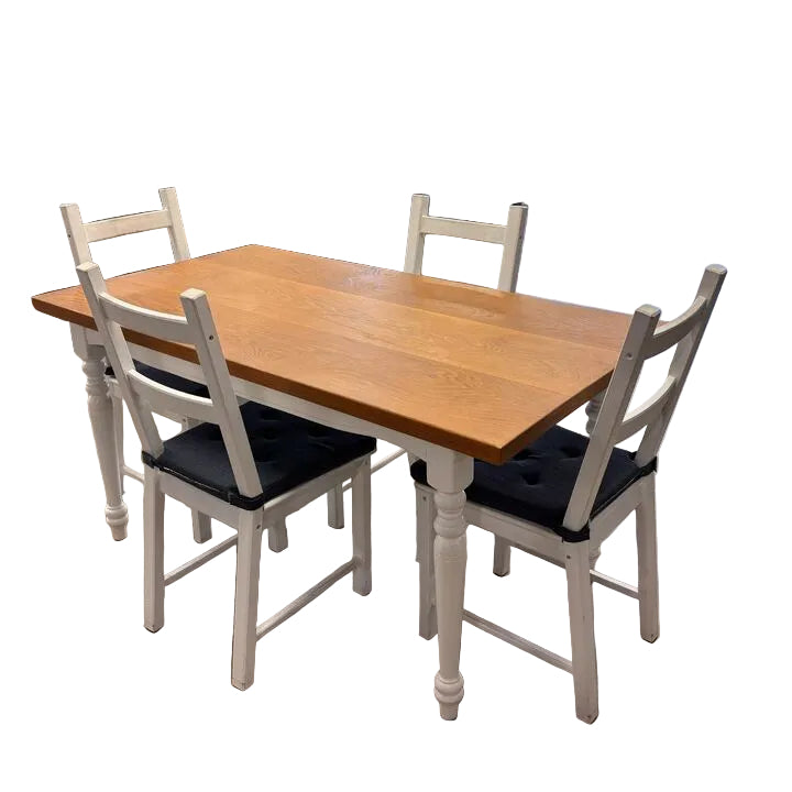 Farmhouse 5-Piece Dining Table Set